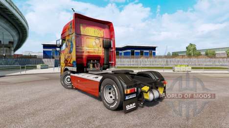Скин Fathom на тягач DAF XF105.510 для Euro Truck Simulator 2
