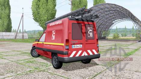 Renault Express Sapeurs-Pompiers для Farming Simulator 2017
