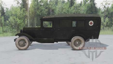 ГАЗ 55 1938 Санитарный для Spin Tires