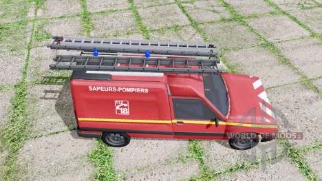 Renault Express Sapeurs-Pompiers для Farming Simulator 2017