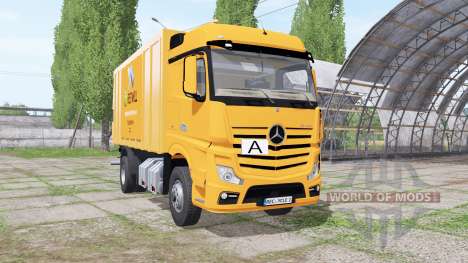 Mercedes-Benz Actros (MP4) garbage truck для Farming Simulator 2017