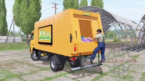 Mercedes-Benz Actros 1836 (MP2) garbage truck для Farming Simulator 2017