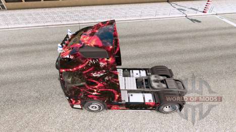 Скин MSI Gaming на тягач Volvo FH-series для Euro Truck Simulator 2