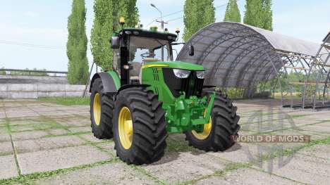 John Deere 6195R v2.1.2 для Farming Simulator 2017