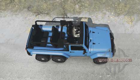 Jeep Wrangler (JK) 6x6 turbo для Spintires MudRunner