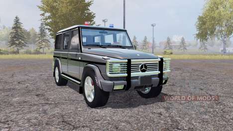 Mercedes-Benz G500 (W463) Unmarked Police для Farming Simulator 2013