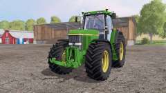 John Deere 7810 green yellow для Farming Simulator 2015