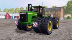 John Deere 9400 double wheels для Farming Simulator 2015