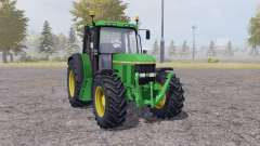 John Deere 6100 v2.1 для Farming Simulator 2013