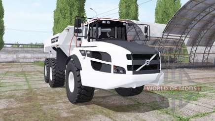 Volvo A40G white для Farming Simulator 2017
