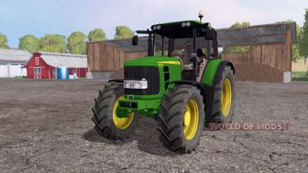 John Deere 6330 Premium green для Farming Simulator 2015