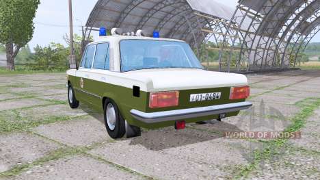 Fiat 125p 1982 Volkspolizei для Farming Simulator 2017