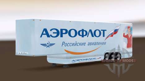 AeroDynamic Airlines Trailer для Euro Truck Simulator 2