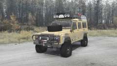 Land Rover Defender 110 Station Wagon для MudRunner