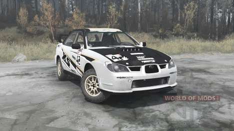 Subaru Impreza WRX STi (GDB) 2007 Rally для Spintires MudRunner