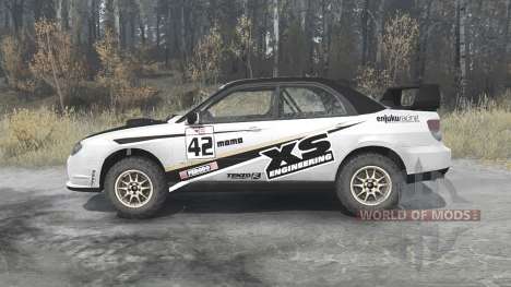 Subaru Impreza WRX STi (GDB) 2007 Rally для Spintires MudRunner