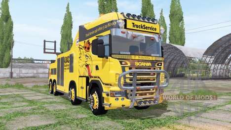 Scania R500 tow truck для Farming Simulator 2017