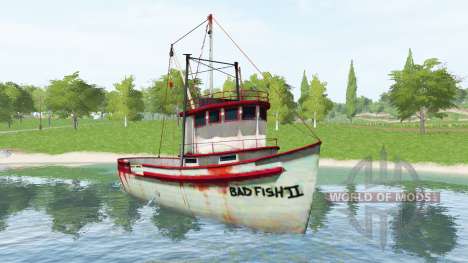 Рыболовное судно для Farming Simulator 2017