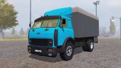 МАЗ 500 контейнер синий для Farming Simulator 2013