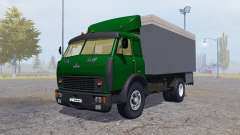 МАЗ 500 контейнер зелёный для Farming Simulator 2013