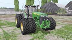 John Deere 8530 twin wheels для Farming Simulator 2017