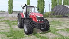 Massey Ferguson 8737 red для Farming Simulator 2017