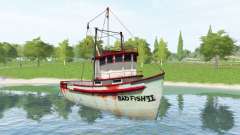 Рыболовное судно v1.2 для Farming Simulator 2017