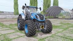New Holland T7.315 blue для Farming Simulator 2017