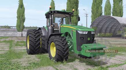 John Deere 8320R dual rear для Farming Simulator 2017