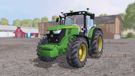 John Deere 6170R front loadеr для Farming Simulator 2015