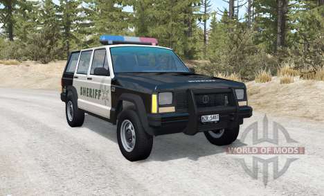 Jeep Cherokee Police для BeamNG Drive