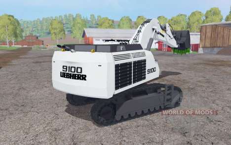 Liebherr R 9100 для Farming Simulator 2015