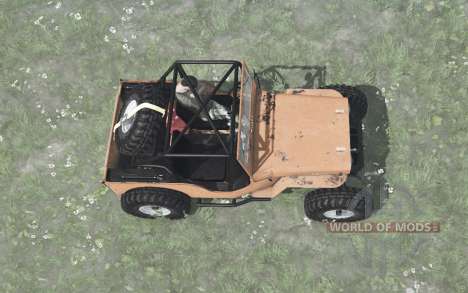 Jeep CJ-2A для Spintires MudRunner