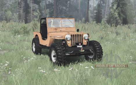 Jeep CJ-2A для Spintires MudRunner